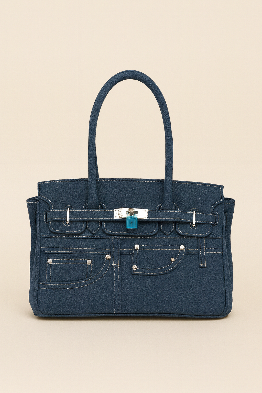 Denim Dime Purse