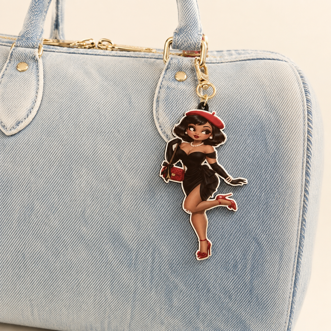 Baddie in Paris Bag Charm