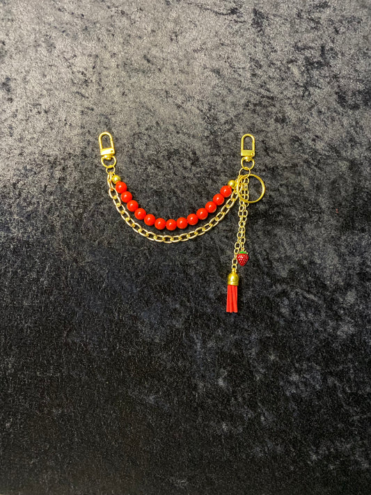 Red Rush Charm – Red & Gold