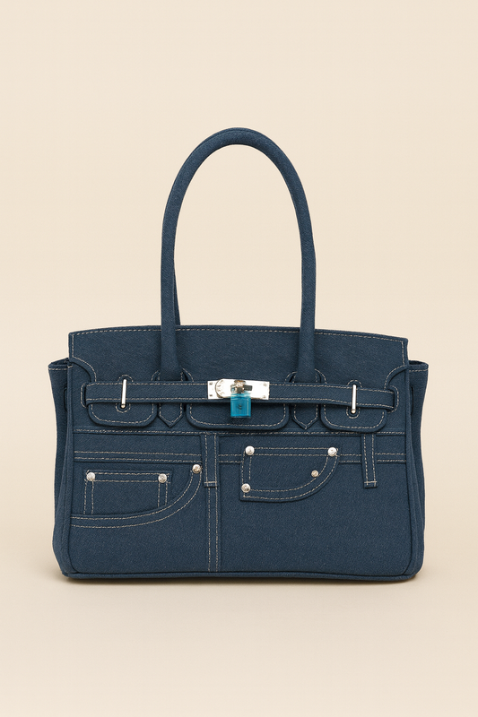 Denim Dime Purse