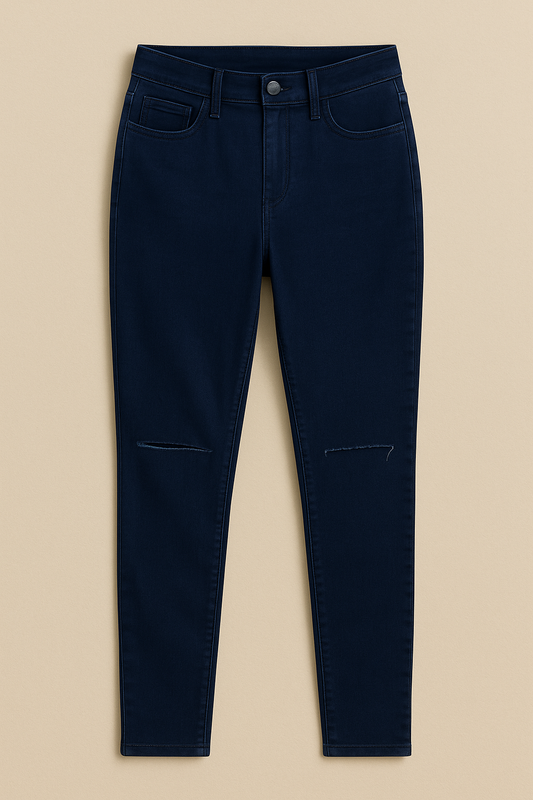 Detention Diva Dark Knee-Cut Skinny Jeans