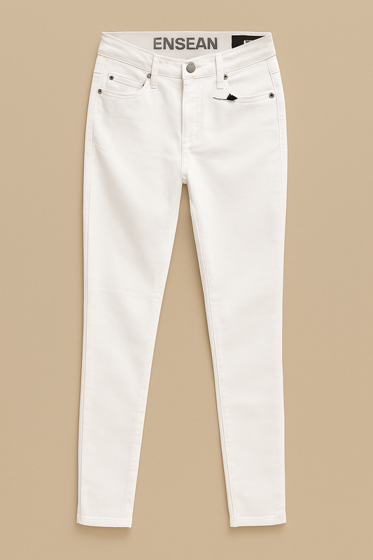 Bliss Babe White Skinny Jeans