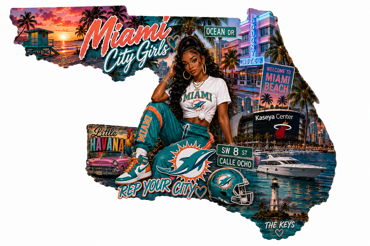 Rep Your City™ | City Girls Edition Bag Charm Collection