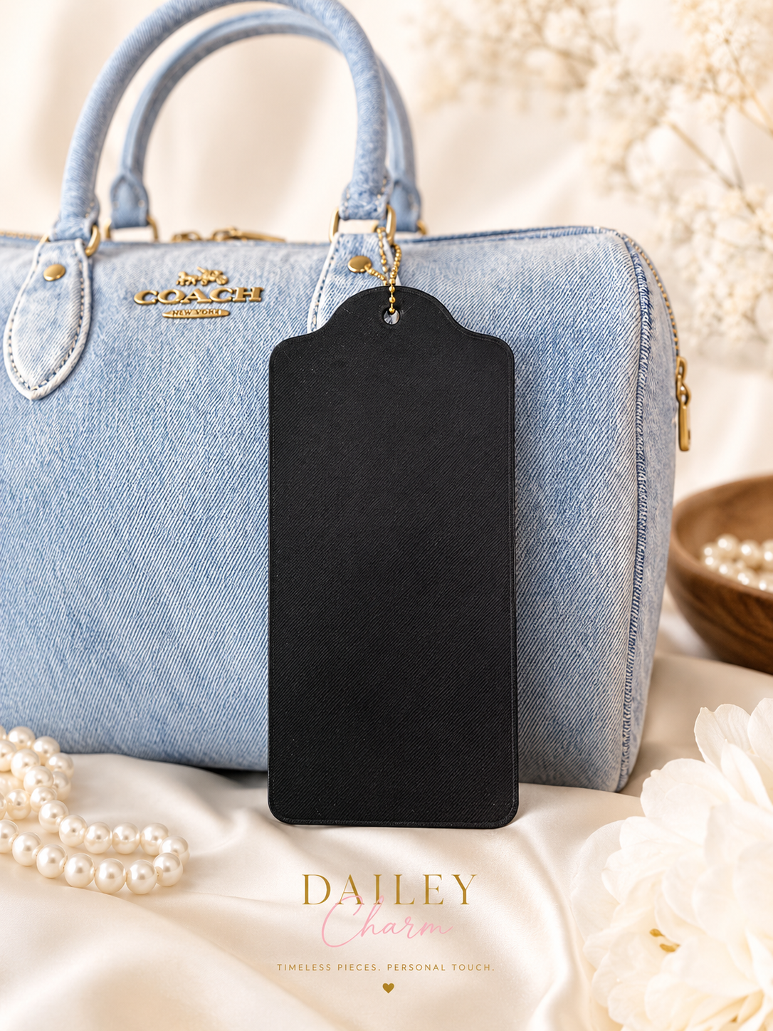 Extra Large Statement Hang Tag | Oversized Bag Charm | Dailey Charm