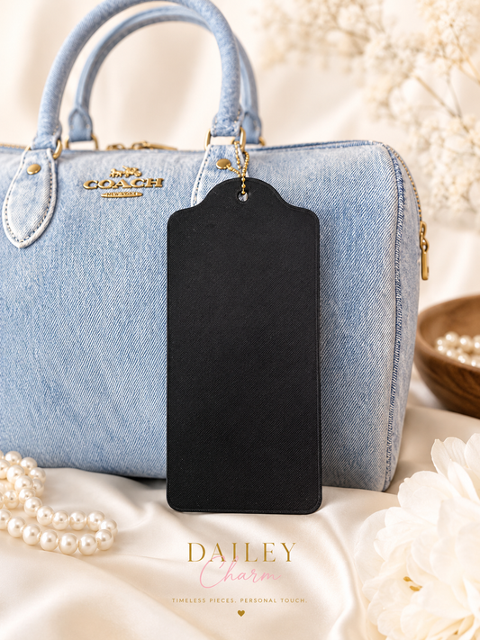 Extra Large Statement Hang Tag | Oversized Bag Charm | Dailey Charm