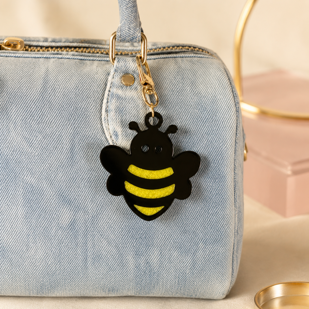 Buzzin’ Bumblebee Bag Charm