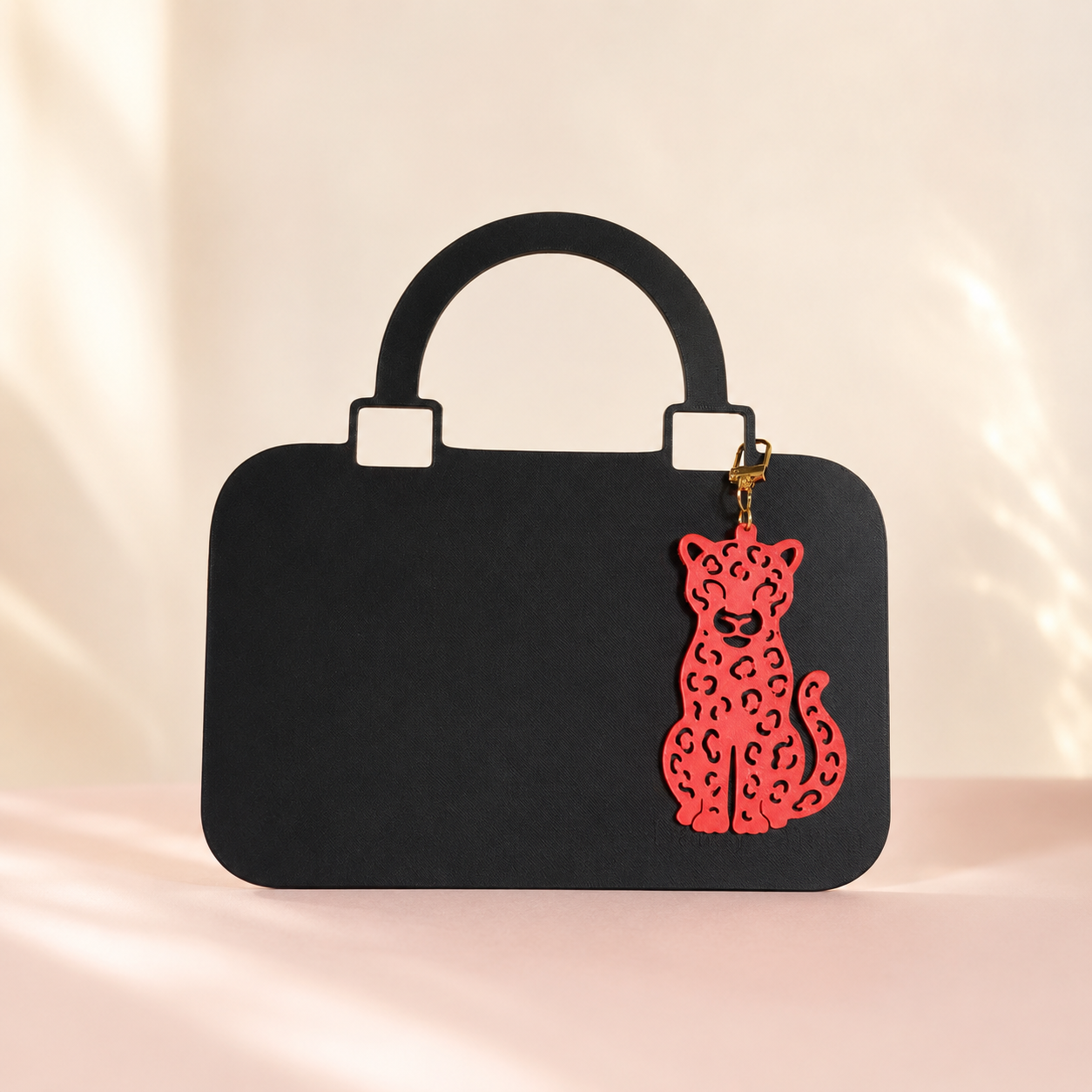 Spotted Leopard Bag Charm