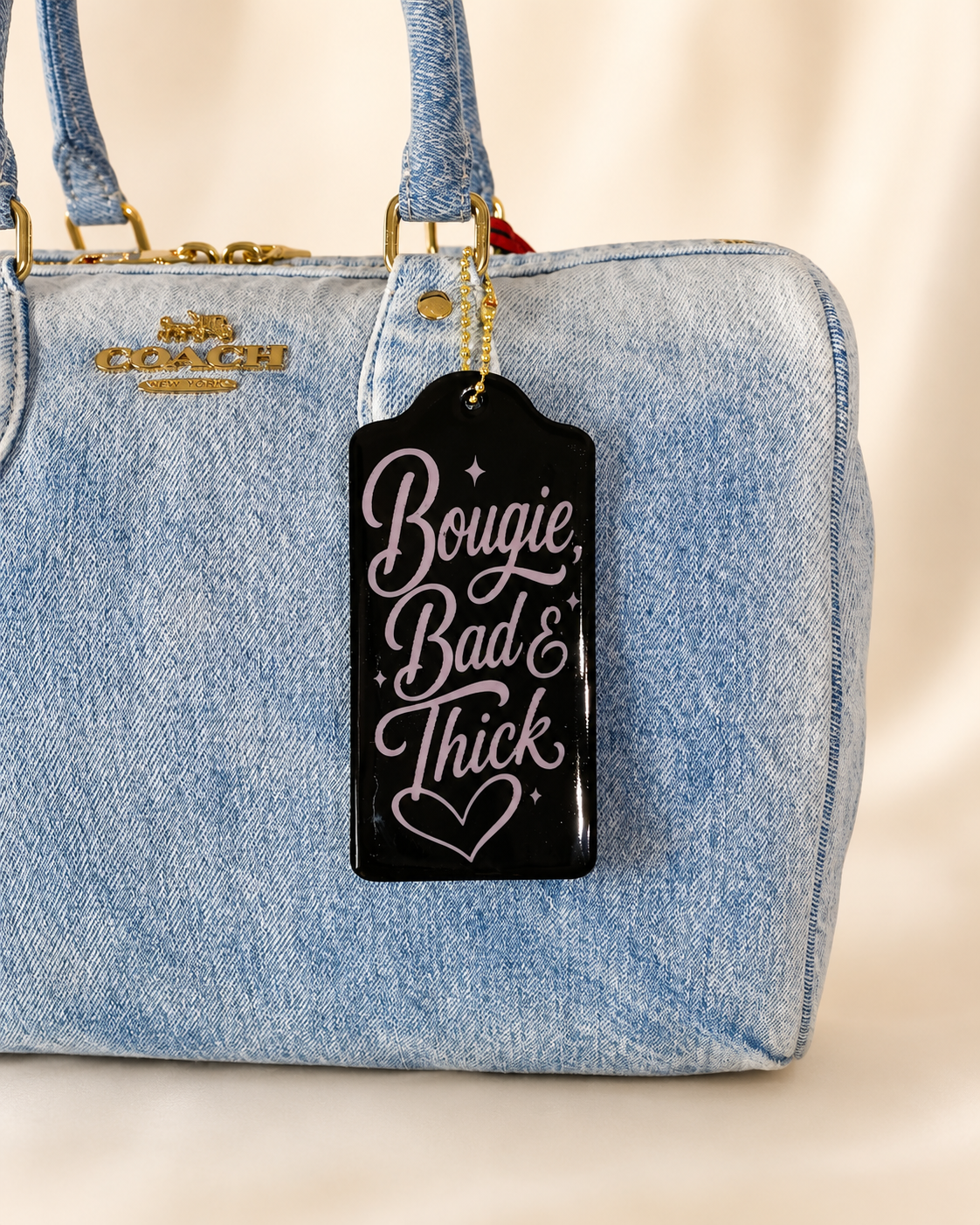 Bougie, Bad & Thick Statement Hang Tag