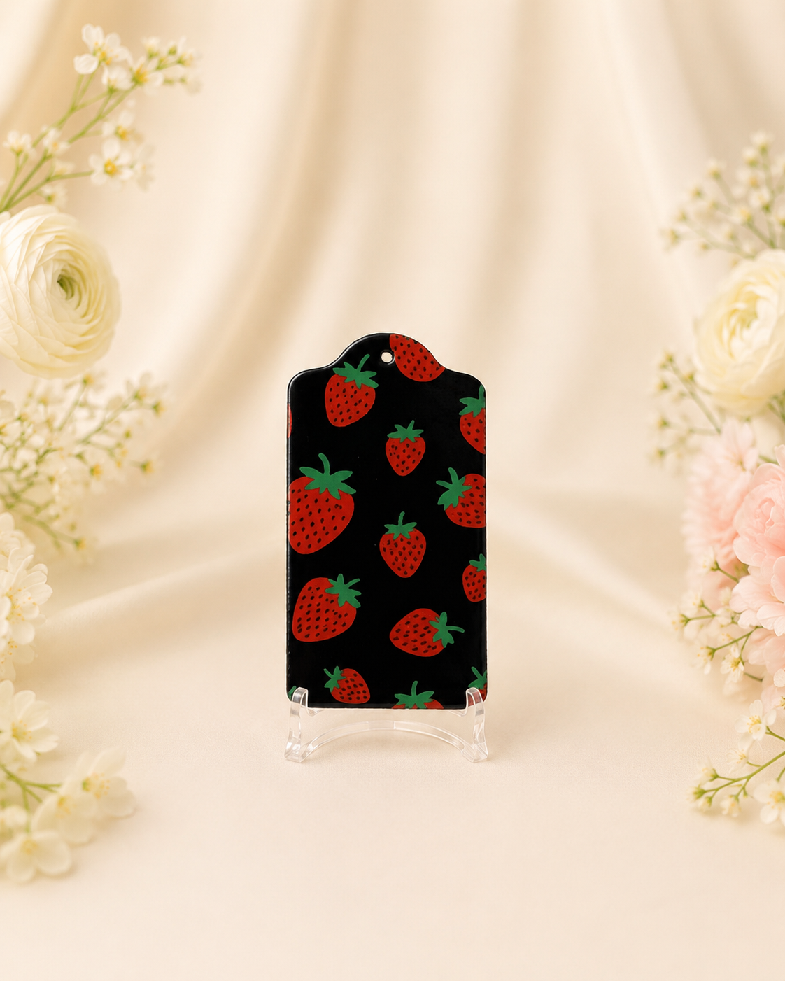 Fruit Print Bag Charm Hang Tags